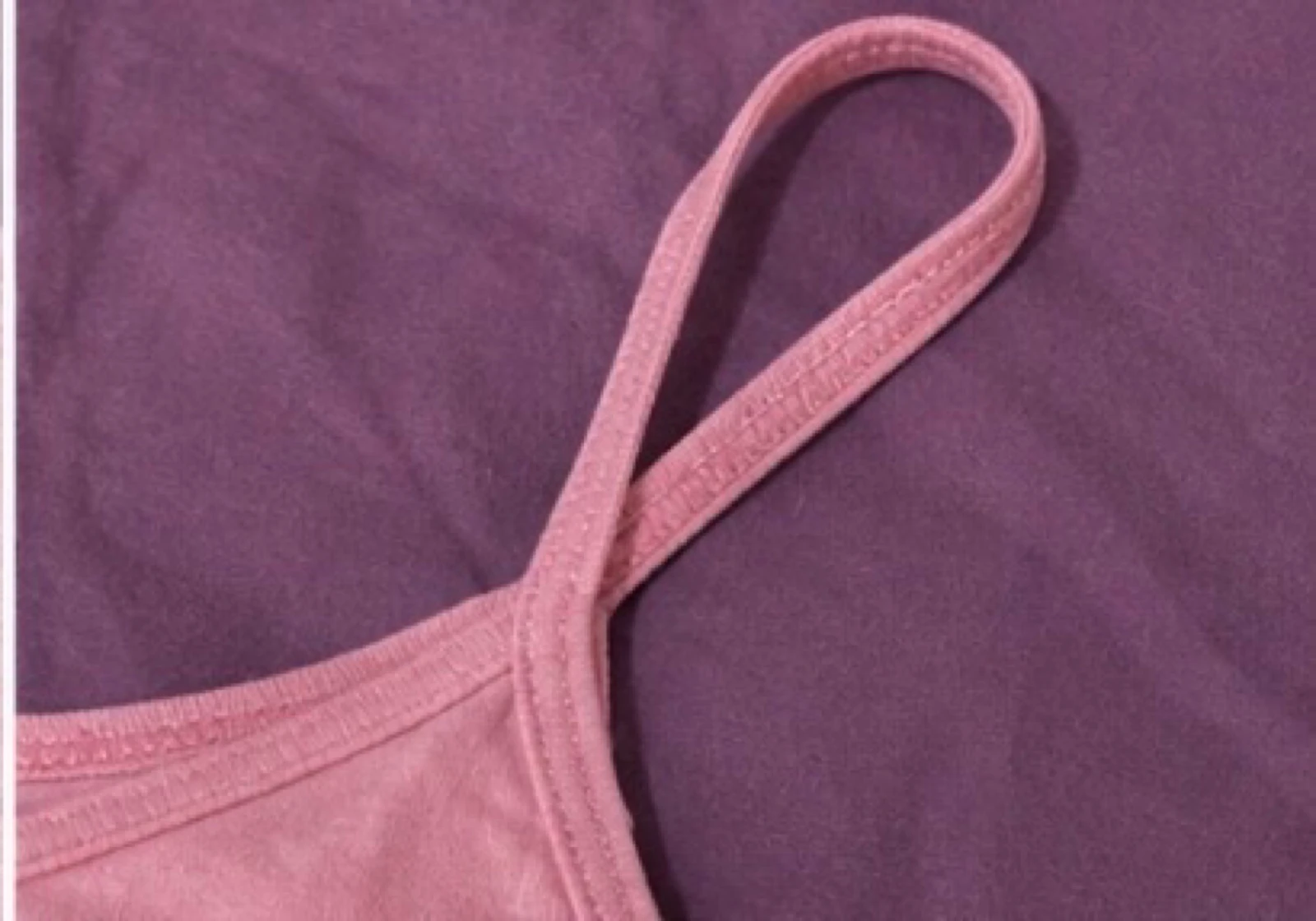 Pink Camaïeu tank top with thin straps – Size 38 – photo 5